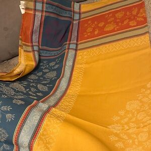 Colorful Floral Patterned Scarf